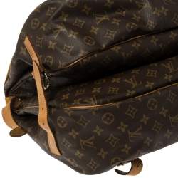 Pre Owned Louis Vuitton Monogram Canvas Saumur 43 Bag