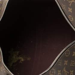 مملوكة مسبقًا Louis Vuitton Black Monogram Canvas Keepall Bandouliere 45 Bag