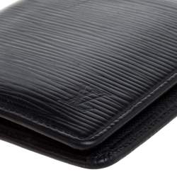 Pre Owned Louis Vuitton Black Epi Leather Slender Wallet