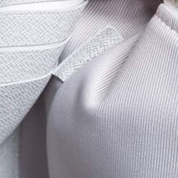 Pre Owned Louis Vuitton White Monogram Zipped Pouch GM 