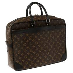 Pre Owned حقيبة عمل لوي فيتون فواياج بورت دو كومنتز كانفاس مونوغرامية GM