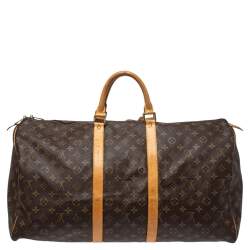 مملوكة مسبقًا حقيبة لوي فيتون كيبال 55 كانفاس مونوغرامي