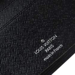 Pre Owned محفظة لوي فيتون ماركو ثنائية الطي جلد أيبي أسود