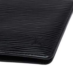 Pre Owned محفظة لوي فيتون ماركو ثنائية الطي جلد أيبي أسود