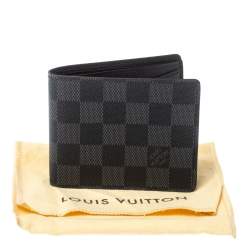مملوكة مسبقًا Louis Vuitton Damier Graphite Canvas Slender Wallet