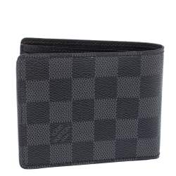 مملوكة مسبقًا Louis Vuitton Damier Graphite Canvas Slender Wallet