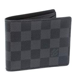 مملوكة مسبقًا Louis Vuitton Damier Graphite Canvas Slender Wallet
