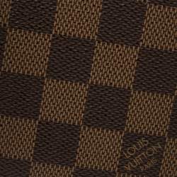 Pre Owned Louis Vuitton Damier Ebene Canvas Marco Wallet