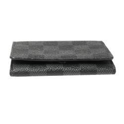 مملوكة مسبقًا حافظو بطاقات لوي فيتون "انفيلوب كارت دو فيزيت" كانفاس داميه كرافيت