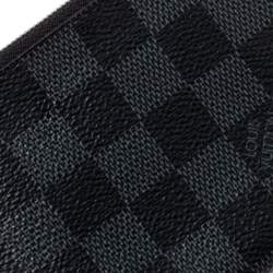 مملوكة مسبقًا محفظة نقود معدنية لوي فيتون سحاب كانفاس دامييه غرافيت 