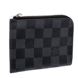 مملوكة مسبقًا محفظة نقود معدنية لوي فيتون سحاب كانفاس دامييه غرافيت 