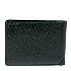 مملوكة مسبقًا محفظة لوى فيتون متعددة جلد تايغا خضراء 