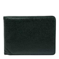 Preloved Louis Vuitton Green Taiga Leather Long Wallet VI0949 120822 –  KimmieBBags LLC