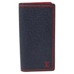 Louis Vuitton Brazza Wallet Taiga Leather Grey - DDH