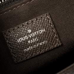 مملوكة مسبقًا Louis Vuitton Grizzli Taiga Leather Roman PM Bag 