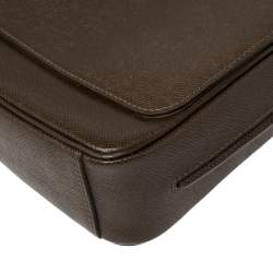 مملوكة مسبقًا Louis Vuitton Grizzli Taiga Leather Roman PM Bag 