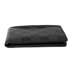 Pre Owned محفظة لوي فيتون كافاس دامييه غرافايت متعددة ثنائية الطي