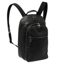 Louis Vuitton Black Damier Infini Leather Michael Backpack 