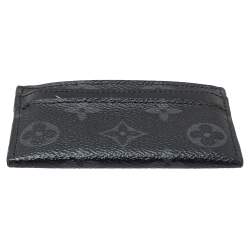 Louis Vuitton Monogram Eclipse Double Card Holder
