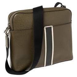 مملوكة مسبقًا Louis Vuitton Steppe Ardoise Taiga Leather Anton PM Bag