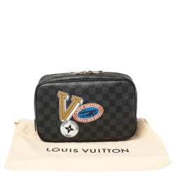 Louis Vuitton Damier Graphite Canvas LV League Toilet Pouch GM