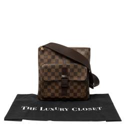 Pre Owned Louis Vuitton Damier Ebene Canvas Melville Bag