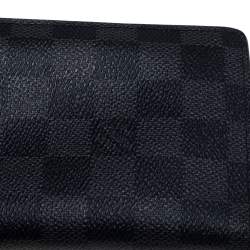 Pre Owned محفظة لوى فيتون برازا كانفاس غرافيتى دامييه 