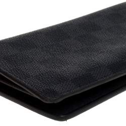 Pre Owned محفظة لوى فيتون برازا كانفاس غرافيتى دامييه 