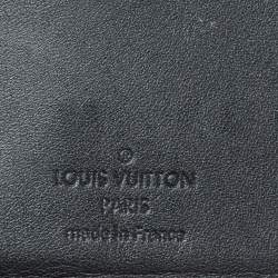 Pre Owned محفظة لوي فيتون متعددة الفتحات جلد دامييه إنيفيني أسود