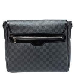 Pre Owned Louis Vuitton Damier Graphite Canvas Daniel MM Messenger Bag