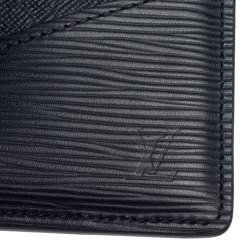 مملوكة مسبقًا Louis Vuitton Blue Marine Epi Leather Neo Porte Cartes Card Holder