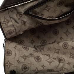 Pre Owned Louis Vuitton Marron Fonce Siwa Leather Soft Briefcase
