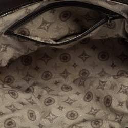 Pre Owned Louis Vuitton Marron Fonce Siwa Leather Soft Briefcase