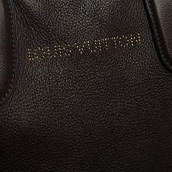 Pre Owned Louis Vuitton Marron Fonce Siwa Leather Soft Briefcase