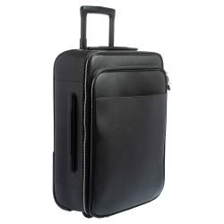 Pre Owned Louis Vuitton Black Taiga Leather Pegase Legere 55 Business Suitcase