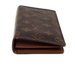 Pre Owned محفظة لوى فيتون برازا كانفاس مونوغرامية 