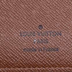 Pre Owned محفظة لوى فيتون برازا كانفاس مونوغرامية 