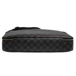 Pre Owned Louis Vuitton Damier Graphite Canvas Steeve Briefcase Bag