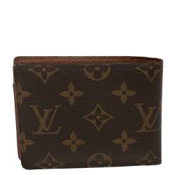 Pre Owned Louis Vuitton Monogram Canvas Multiple Wallet