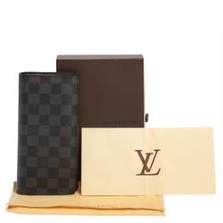 Pre Owned محفظة لوي فيتون برازا كانفاس دامييه غرافيت