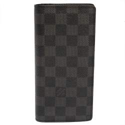 Pre Owned محفظة لوي فيتون برازا كانفاس دامييه غرافيت