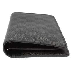 Pre Owned محفظة لوي فيتون برازا كانفاس دامييه غرافيت