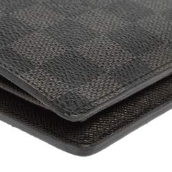 Pre Owned محفظة لوي فيتون برازا كانفاس دامييه غرافيت