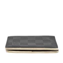 Pre Owned Louis Vuitton Navy Damier Infini Leather Pocket Organiser