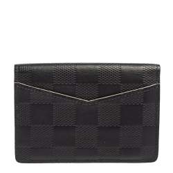 Pre Owned Louis Vuitton Navy Damier Infini Leather Pocket Organiser