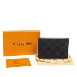 Pre Owned Louis Vuitton Navy Damier Infini Leather Pocket Organiser