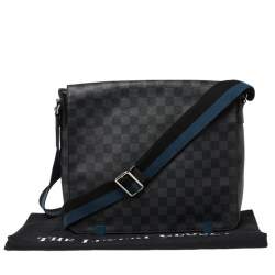 Pre Owned Louis Vuitton Damier Graphite Canvas District MM Bag
