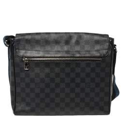 Pre Owned Louis Vuitton Damier Graphite Canvas District MM Bag