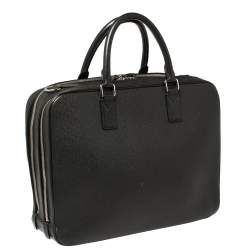 مملوكة مسبقًا حقيبة عمل لوي فيتون نيو إيغور جلد تياغا أسود