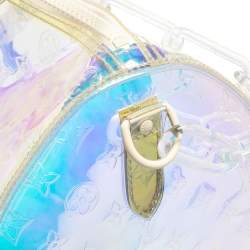 Pre Owned Louis Vuitton Monogram Prism Keepall Bandouliere 50 Bag